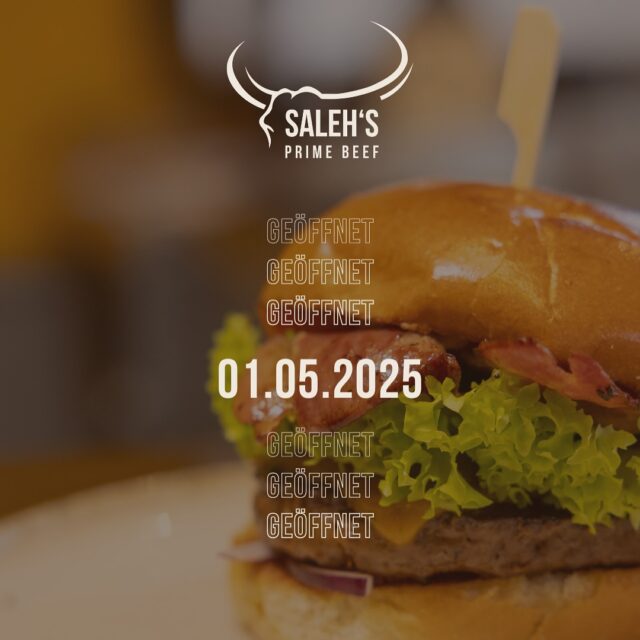 Wir grillen auch am 1. Mai Burger für euch 🙌 🍔

Bis morgen 👋

#salehsprimebeef #burgerlove #tasty #foodtruck #burger